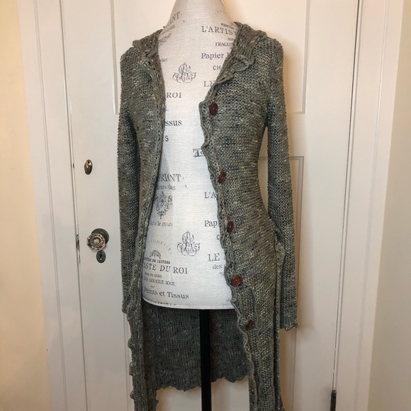 BCBG Max Azria sage green duster - Picture 8 of 13